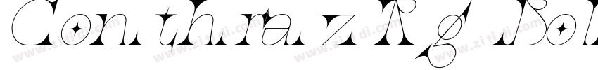 ConthrazRg BoldItali字体转换